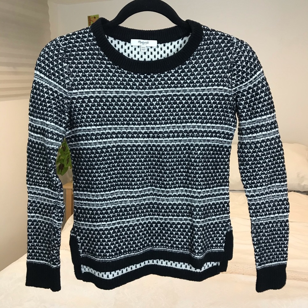 Madewell cable knit sweater. XXS